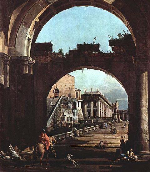 Capriccio Romano, Capitol, Bernardo Bellotto